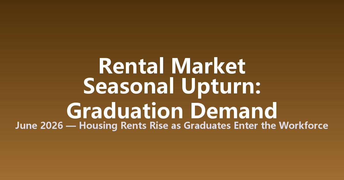 China's Housing Rental Market Rises on Seasonal Graduation Demand