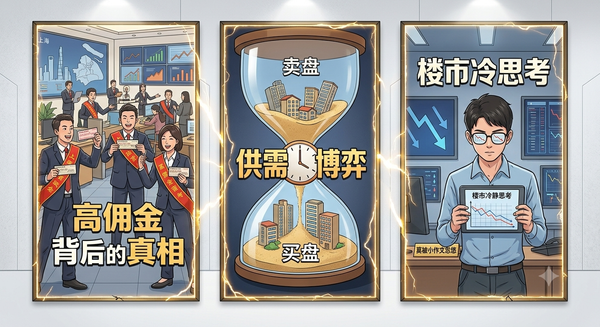​房产中介的“最后疯狂”：高佣金背后的真相与楼市冷静思考